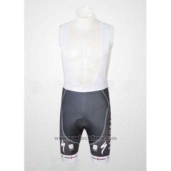 2010 Abbigliamento Ciclismo Saxobank Lider Giallo Manica Corta e Salopette